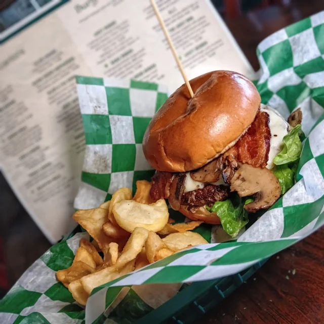 Mushroom & Swiss Burger